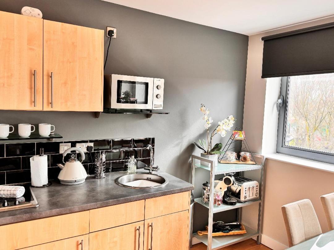 Perfectly Located City Centre Studio Apartment - West One With Free Wifi, Gym Access, Netflix Sheffield Exterior foto